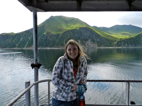 Jorden hanging in the harbor at Homer Alaska